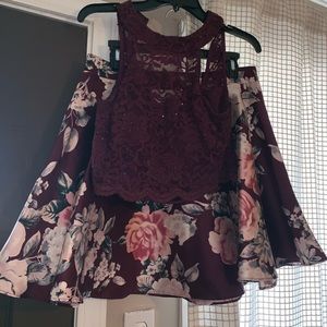 Two piece party dress